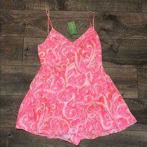 NWT Pink Lily Pulitzer Romper